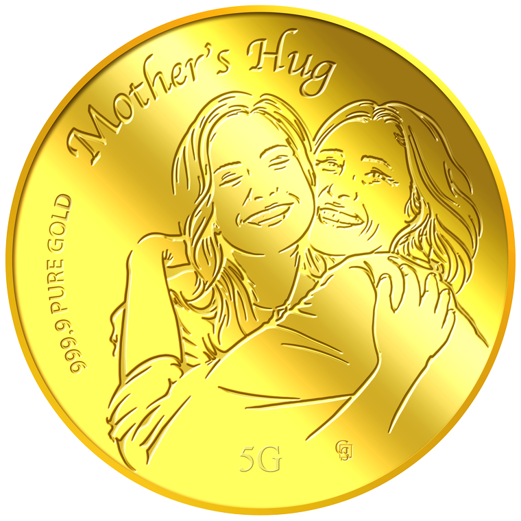 5g 2025 Mother's Hug Gold Medallion (Coming Soon)
